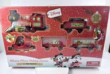 NEW Disney Mickey Mouse Holiday Express Deluxe Edition 21 Piece Train Set Sealed