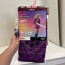 NEW Monster High Clawdeen Wolf Halloween Costume Girls Small 6/6X Romper Glasses