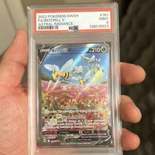 Pokémon Beedrill V 161/189 Astral Radiance Ultra Rare Full Art Holo PSA 9