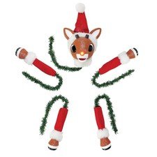 Possible Dreams Rudolph The Red-Nosed Reindeer in a Cinch Lit Tree Topper Set...