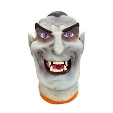 RARE Vintage 80’s Halloween Vampire Dracula Head Blow Mold Decoration