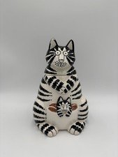 Rare Vintage B. Kliban Momcat Cookie Jar Cat And Kitten Black White Sigma Japan