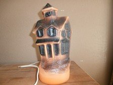 RARE Vintage Empire Plastics Halloween Haunted House 1969 blow mold