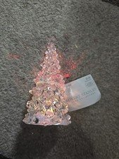 Robert Stanley LED color Changing Christmas Tree 5" Nwt