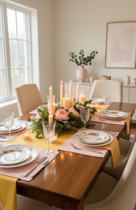 romantic candle arrangements elevate ambiance