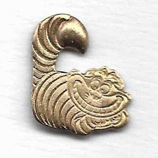 Smiling Cheshire Cat - Goldtone Converted