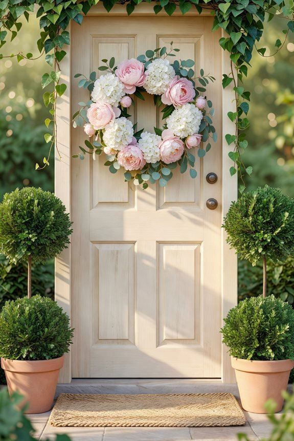 spring themed door d cor ideas
