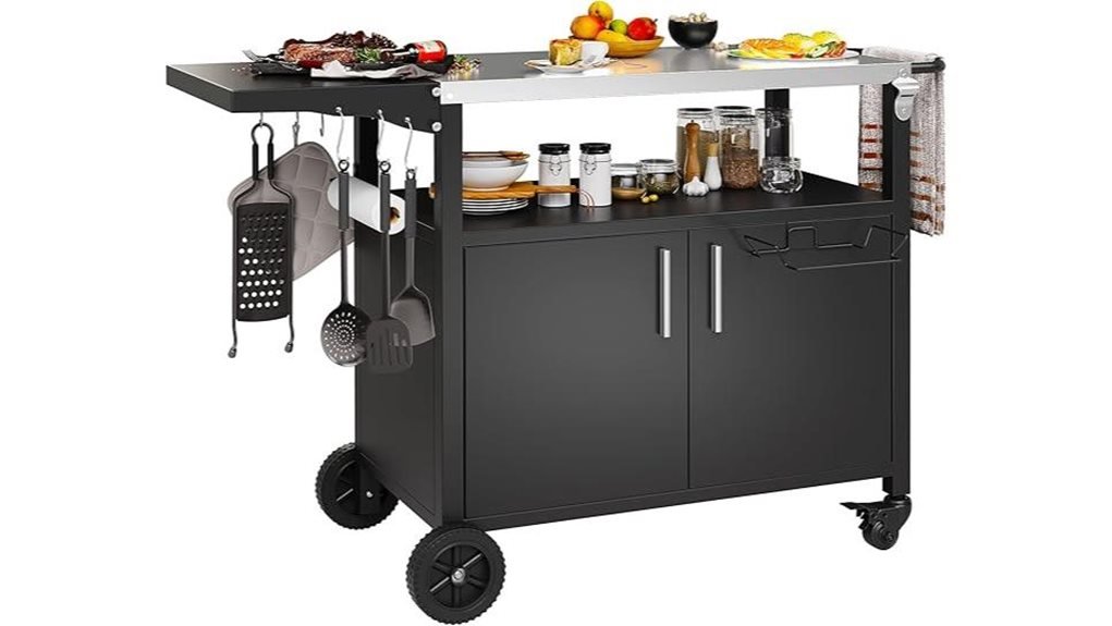 stainless steel outdoor grill