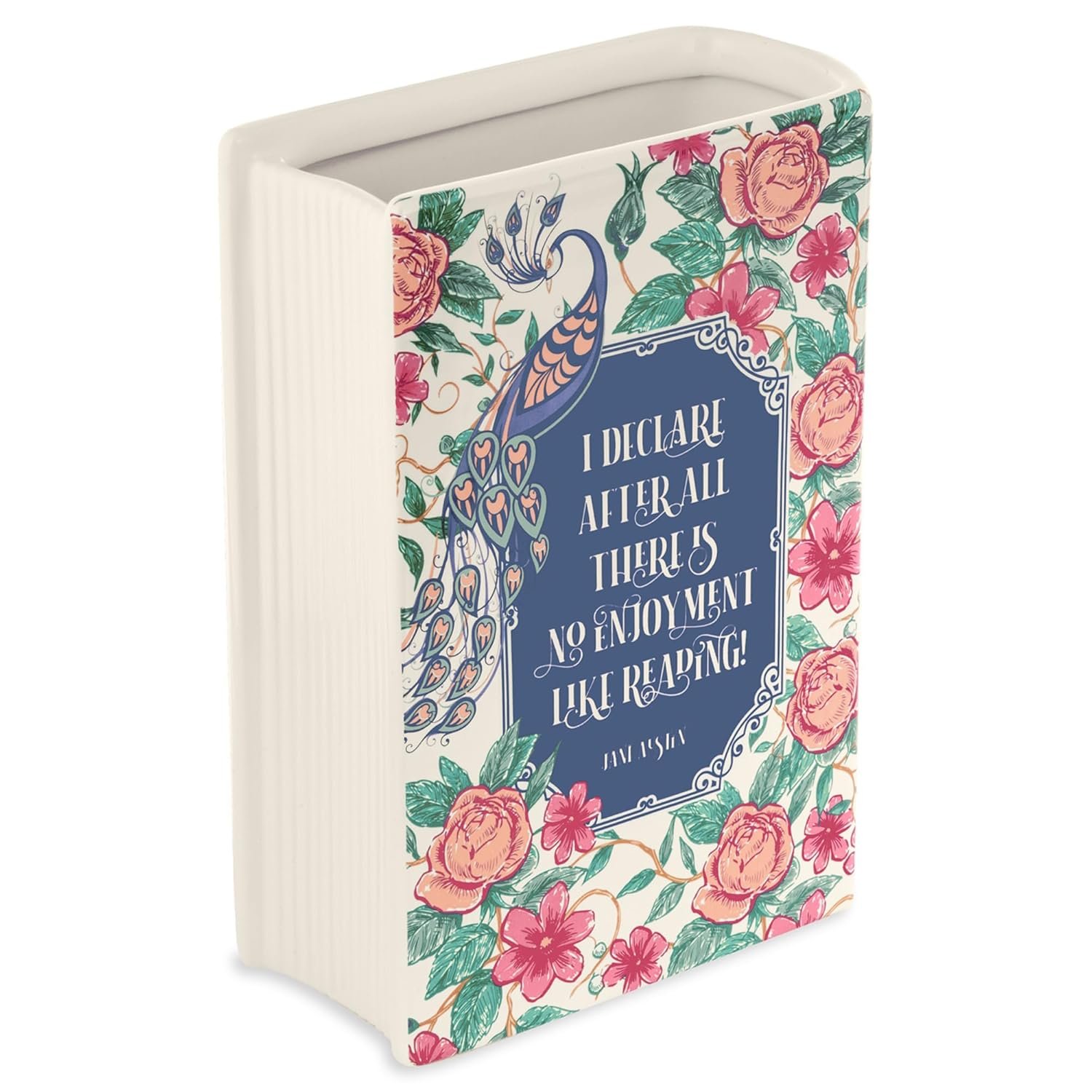 Steel Mill Book-Shaped Decorative Vase