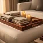 stylish dark wood organization