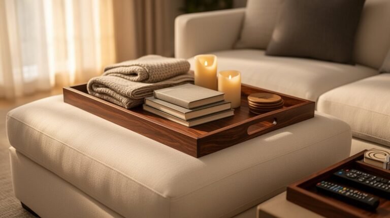 stylish dark wood organization