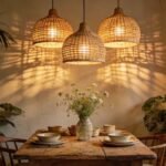 stylish rattan pendant lights