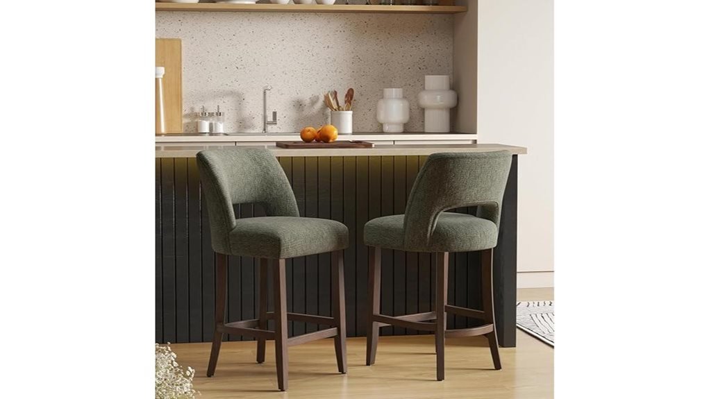 upholstered counter height stools