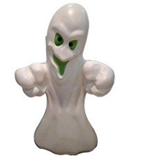 Vintage 1980's (36" Green Eyed Ghost Halloween Blow Mold)