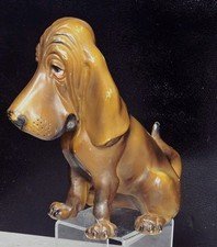 Vintage 60s BREYER Bloodhound Dog Bassett Dachshund 7" Tall Brown Plastic