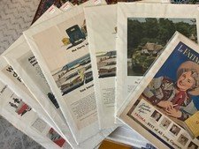 Vintage Advertising Print Art Poster U PICK Automobiles, Airlines, & More