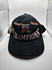 Vintage Chicago Bulls 1997 NBA Champions Logo 7 Snapback Locker Room Cap Hat