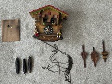Vintage E. SCHMECKEMBECHER Wooden Cuckoo Clock