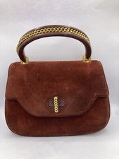 vintage gucci bamboo bag w/ gold chain extremely rare