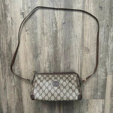 Vintage Gucci GG Monogram Crossbody Bag
