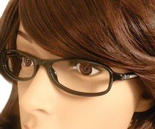 Vintage Gucci Unisex Black Plastic Eye Glass Frames Italy