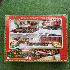 Vintage New Bright The Holiday Express Musical Christmas Train Set #0181