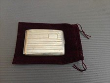 Vintage Sterling Silver 925 Cigarette Case 138g