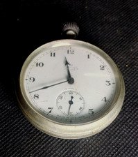 Vintage WW11 Smiths Delux 15 Jewels Pocket Watch 50 mm PP 0158 Made in England.