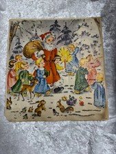 VTG 1950-60s Christmas Advent Calendar Paper Mica West Germany New Old Stock