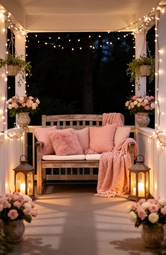 warm evening ambiance lighting