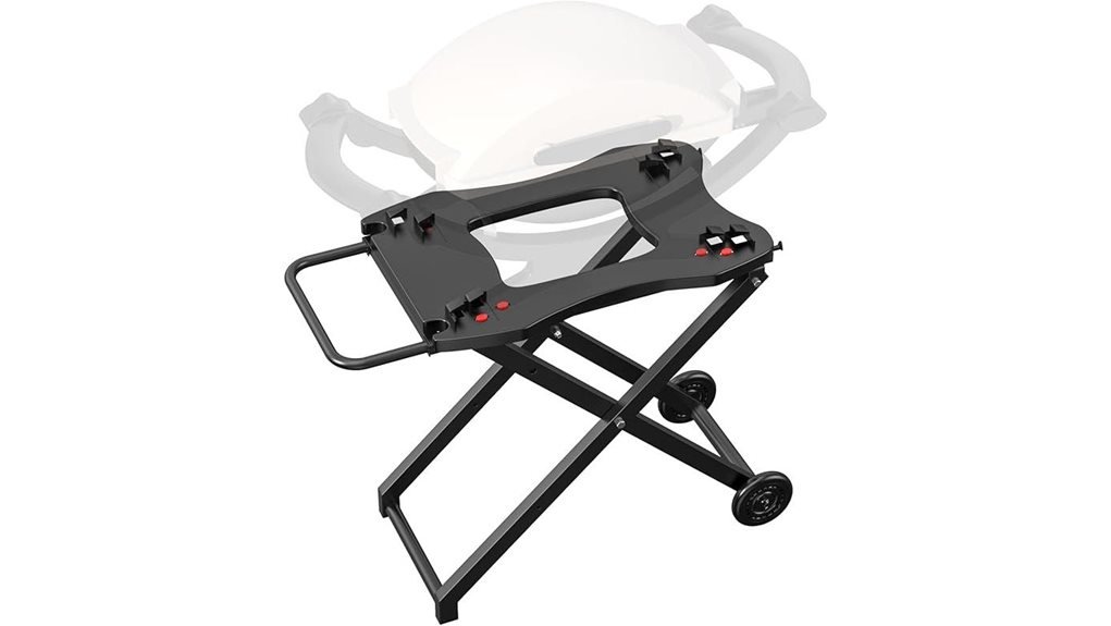 weber q series grill cart