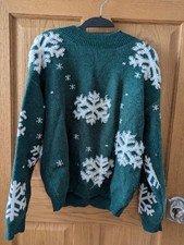 Women's Christmas winter holiday snowflake sweater seasonal