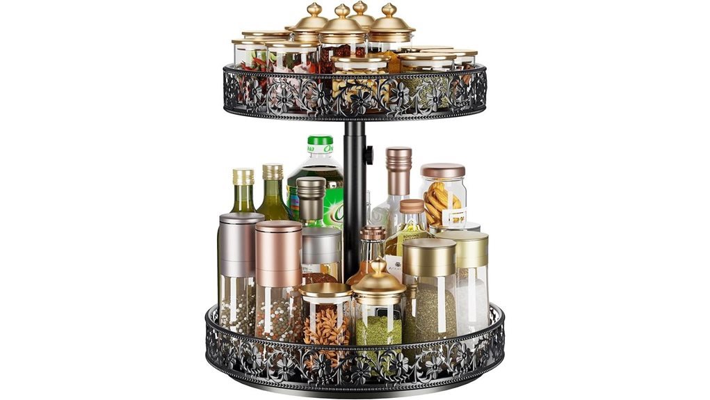 12 inch two tier organizer