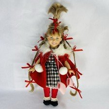 14” How The Grinch Stole Christmas Cindy Lou Who Doll Whobilation Hair Doll
