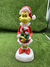 14 inch The Grinch Stole Christmas 2024 Tabletop Lighted Blow Mold Holiday. s2