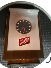 1970's Schlitz Beer Lighted Clock