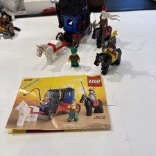 1990 Vintage Lego 6042 Castle Crusaders Dungeon Hunters W Instructions