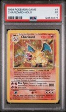 1999 Pokemon Base Set Holo Charizard #4 PSA 1
