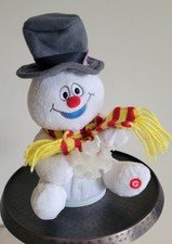 2010 Vintage Gemmy Animated Frosty The Snowman Light up Snowflake Musical Plush