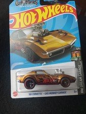 2022 Hot Wheels Super Treasure Hunt '68 Corvette Gas Monkey Garage And Gas...