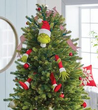 (3) Decorate Grinch in a Cinch Christmas Tree Topper Set Dept 56 Possible Dreams