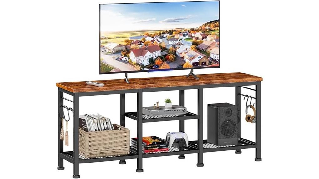 55 inch tv stand unique