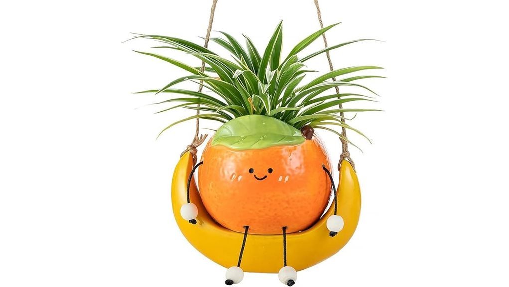 adorable hanging plant planter