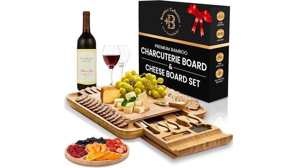 bamboo cheese board gift