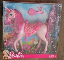 Barbie Unicorn Horse Pink 2012 Barbie Princess 3+ Girls X9182