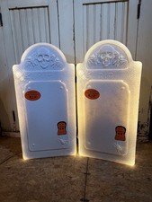 Blow Mold Halloween Gravestones Union Products Don Featherstone 25” Inches PAIR