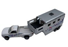 Breyers Stablemates White Truck/ Horse Trailer With Open Roof/ For Small Horses