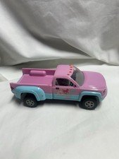 Breyer Stablemates “Dually” Pink Blue Truck With Hitch Girls Horses
