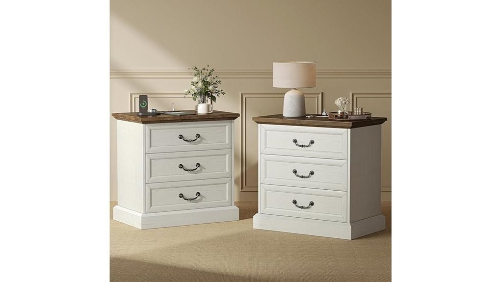 charging nightstand set duo