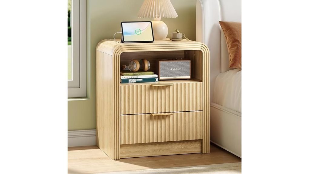 charging nightstand with usb